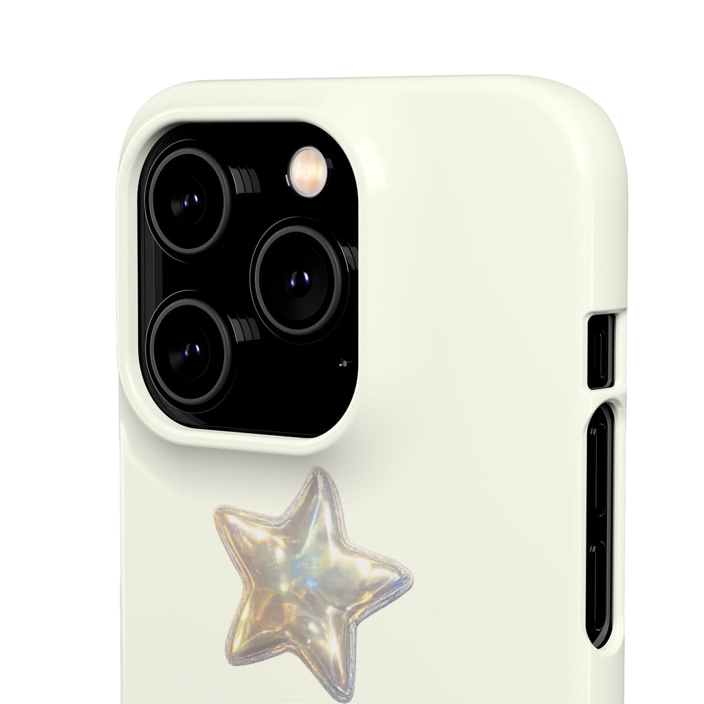 CHARLIE- SILVER IRIDESCENT STAR