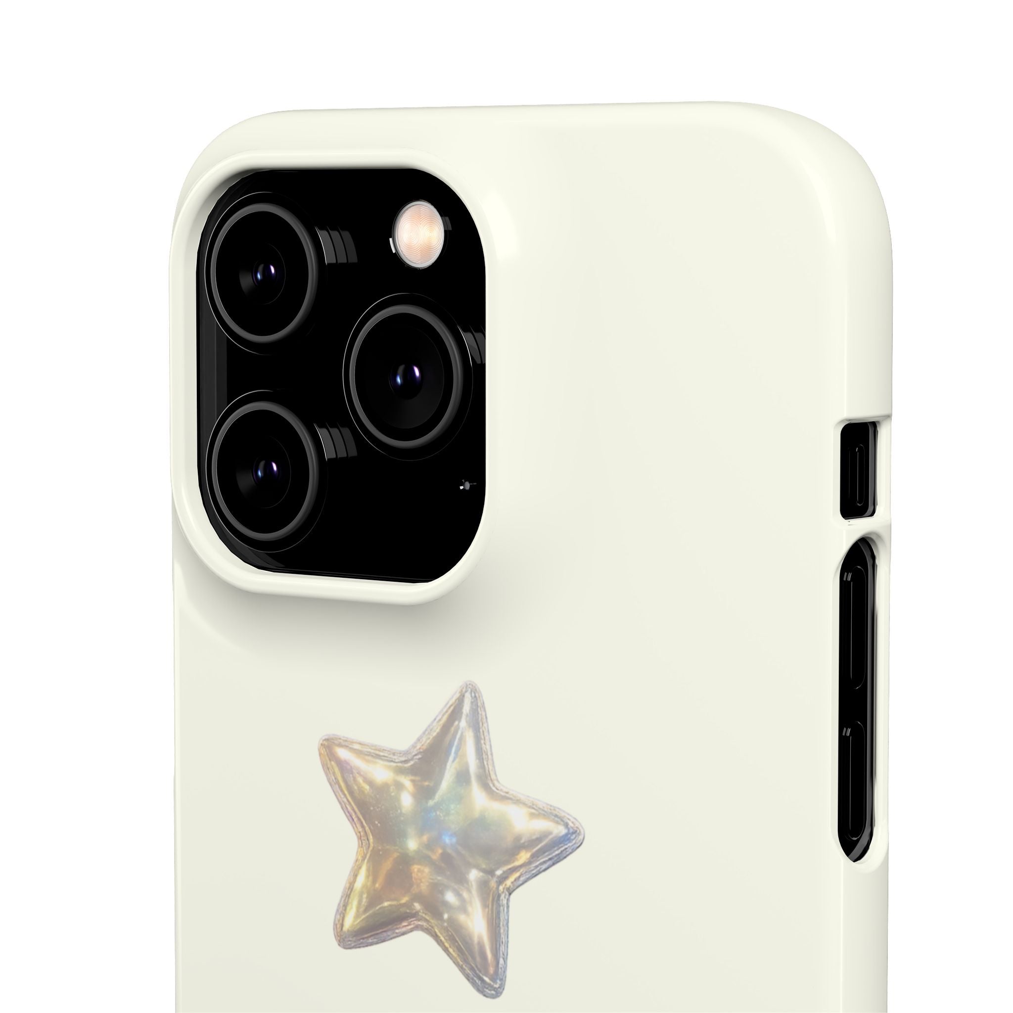 CHARLIE- SILVER IRIDESCENT STAR