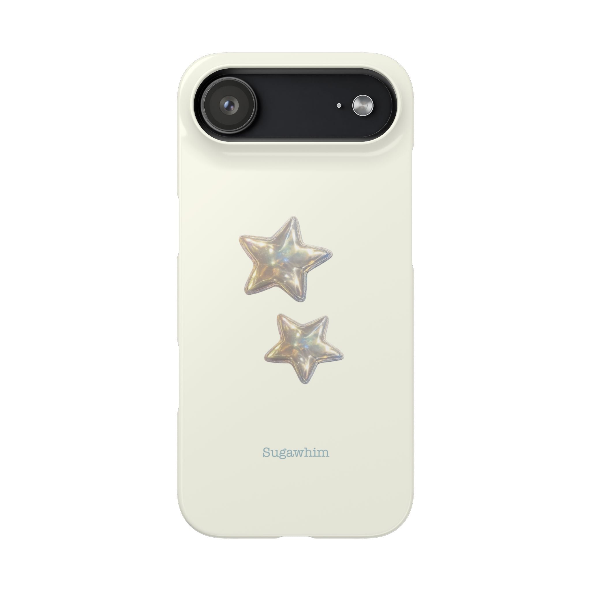 CHARLIE- SILVER IRIDESCENT STAR