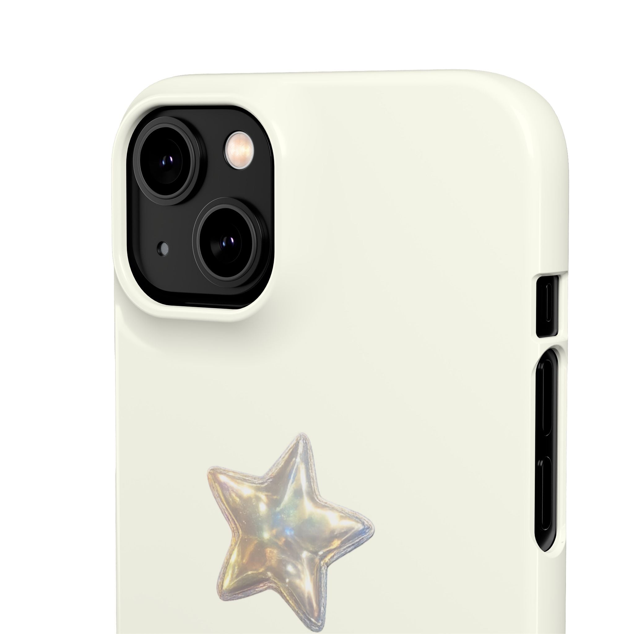 CHARLIE- SILVER IRIDESCENT STAR