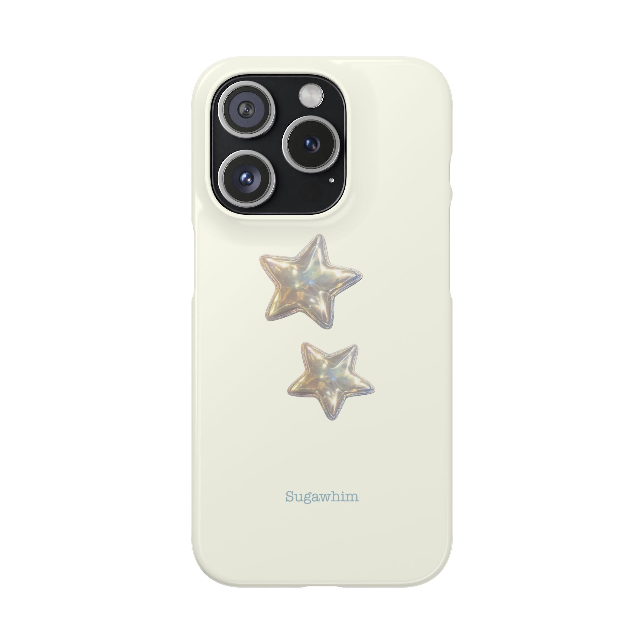 CHARLIE- SILVER IRIDESCENT STAR
