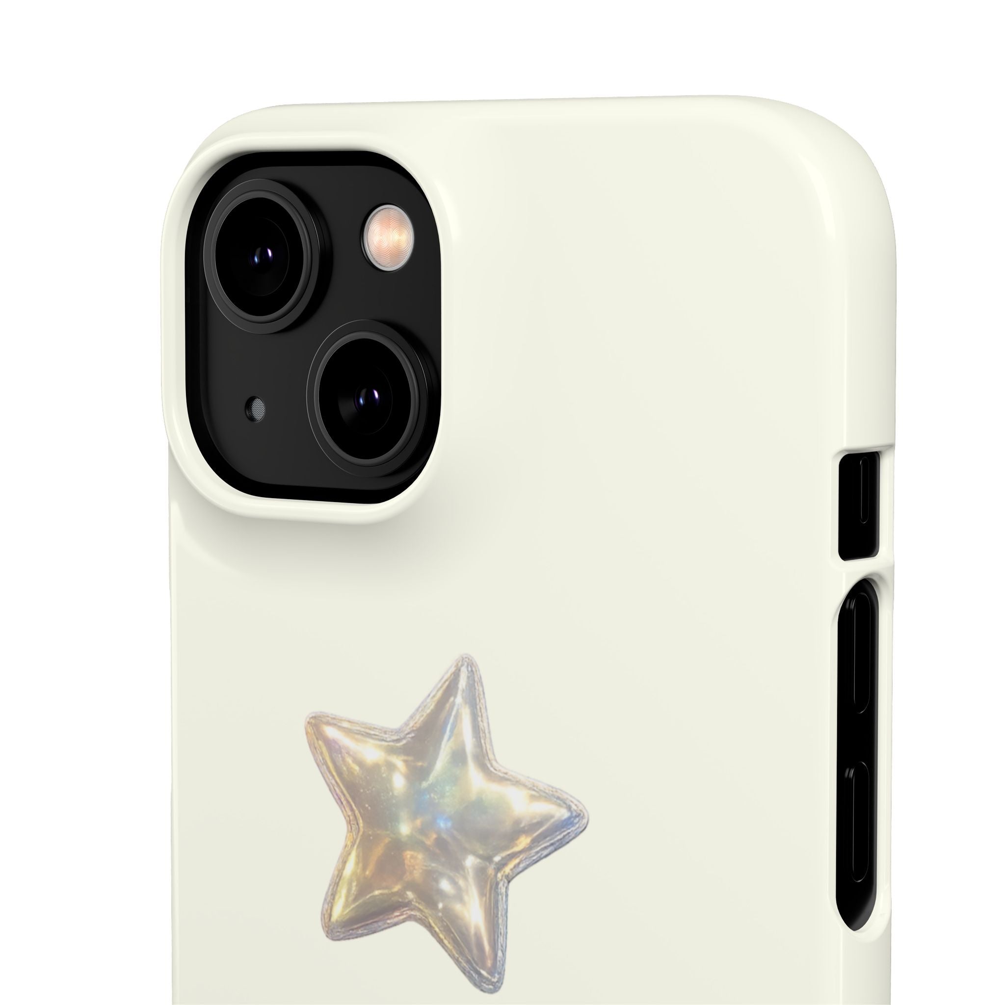 CHARLIE- SILVER IRIDESCENT STAR