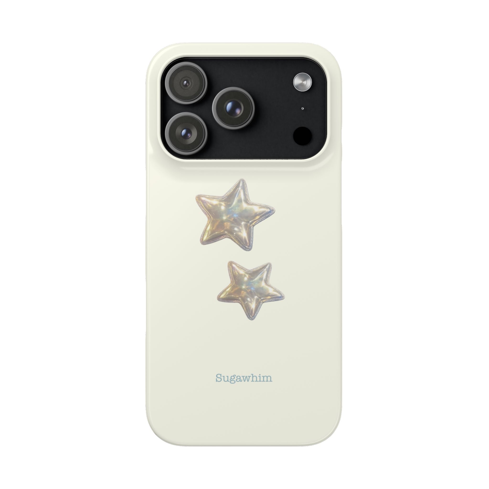 CHARLIE- SILVER IRIDESCENT STAR